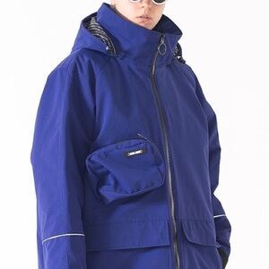 MMIC Blue Fanny Pack Parka (Seoul Designer)